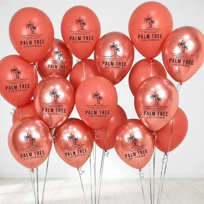 Branded latex balloons with custom logo for an LA grand opening or corporate event - view 3