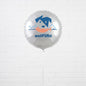 Branded foil balloons with custom logo and text for an LA brand activation