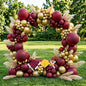 Graduation balloon arch — entry installation for an LA Westside graduation reception