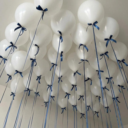 Helium Balloons with Bows