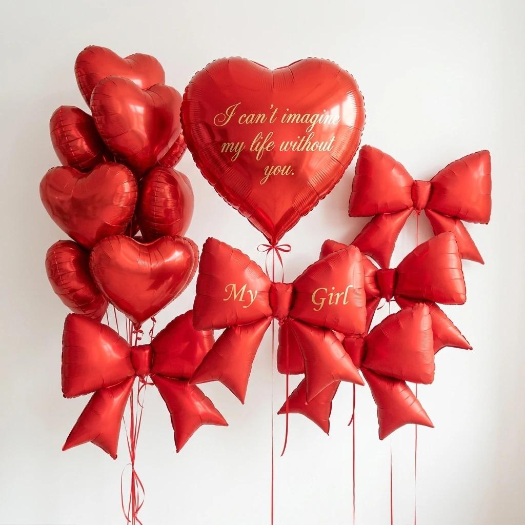 Red hearts
