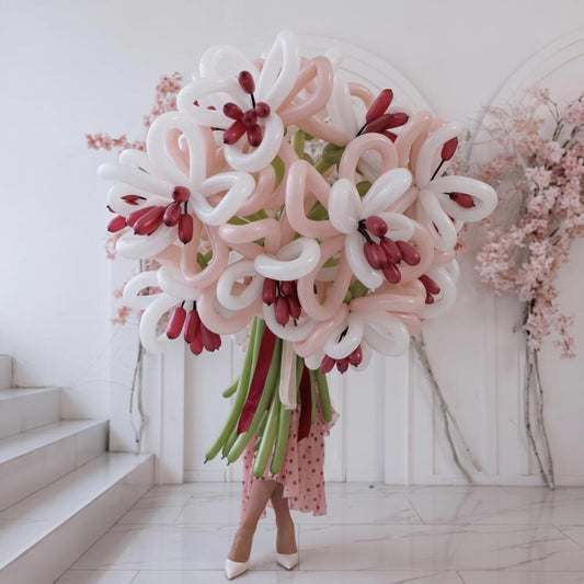 Lily Flower Balloon Bouquets