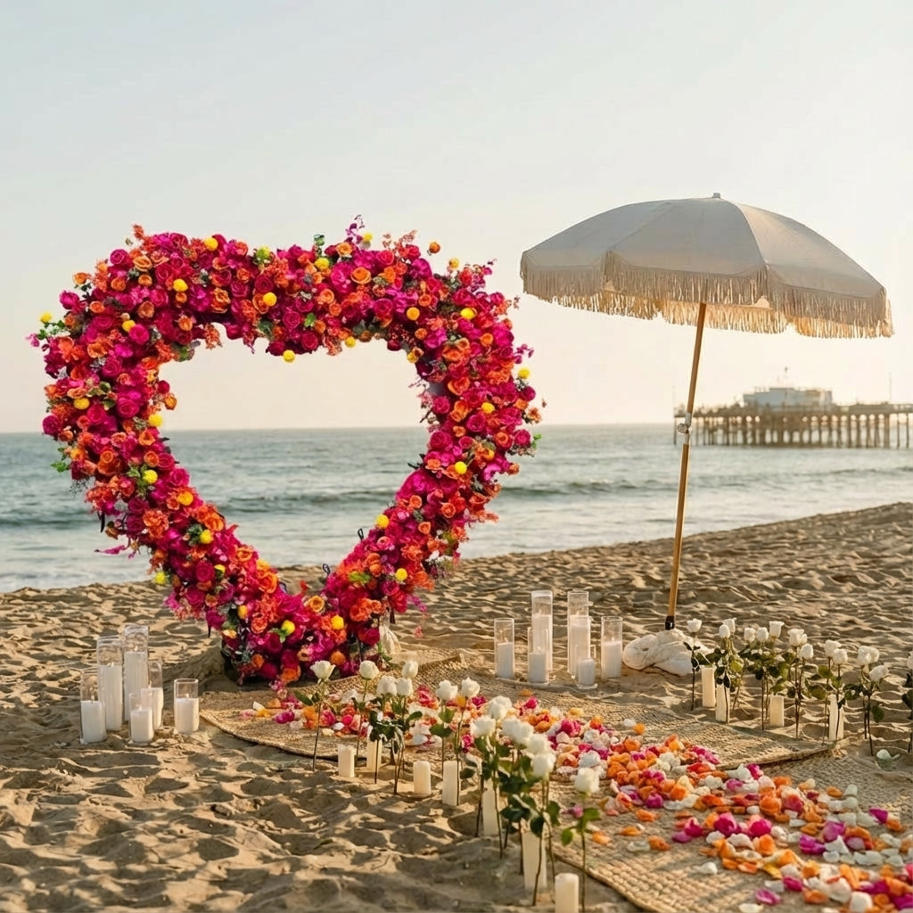 Proposal wirh Pink Heart