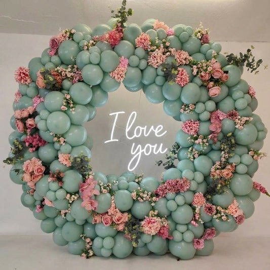 RIng Balloon & Flowers