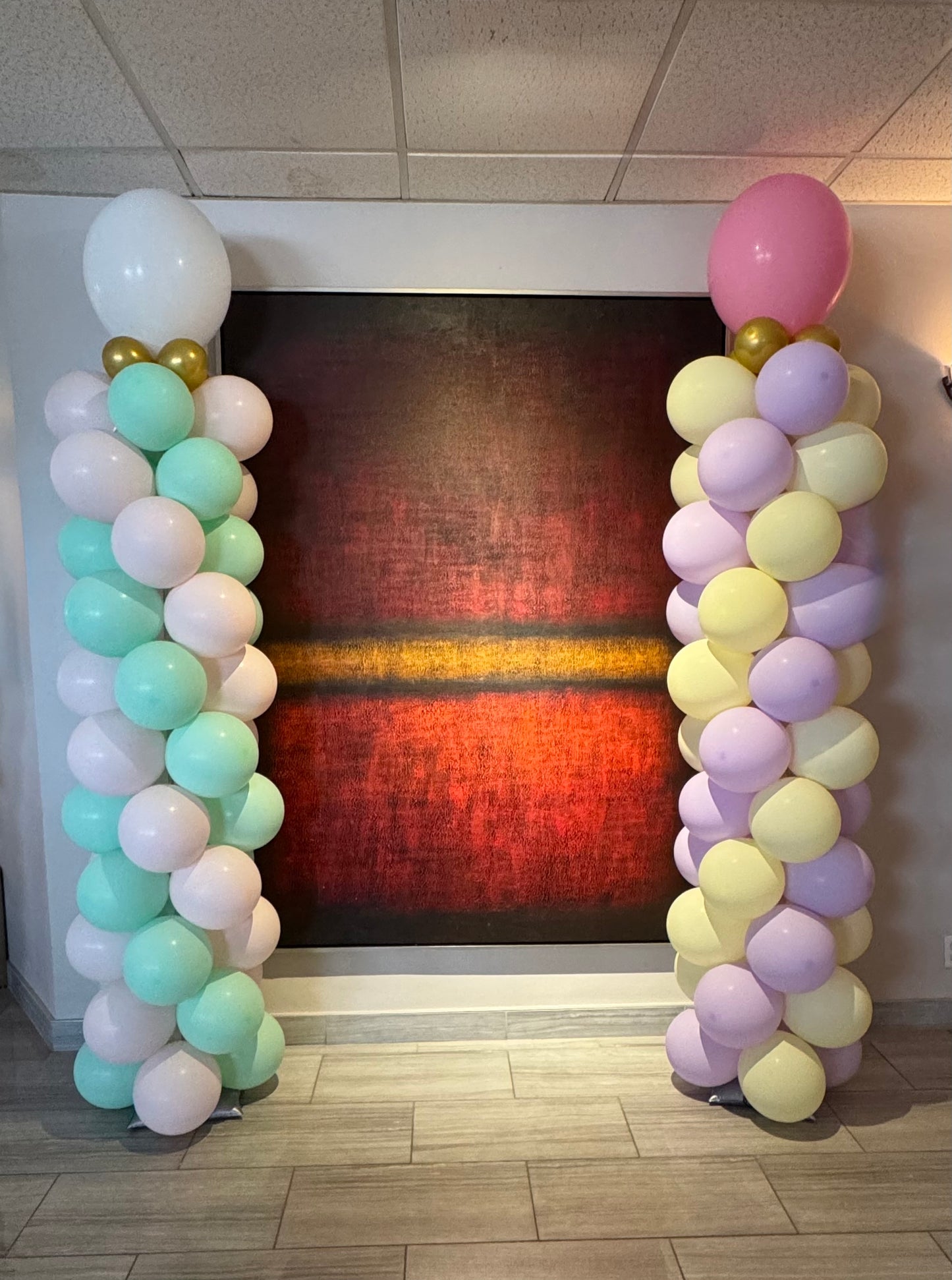 Spiral Column, 5-8ft