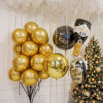 Golden New Year Sparkle