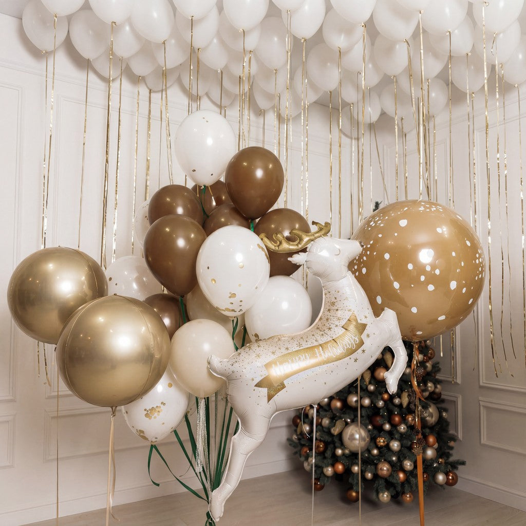 Golden Reindeer Glow