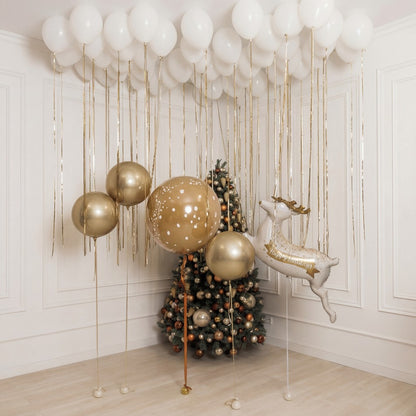 Golden Reindeer Glow