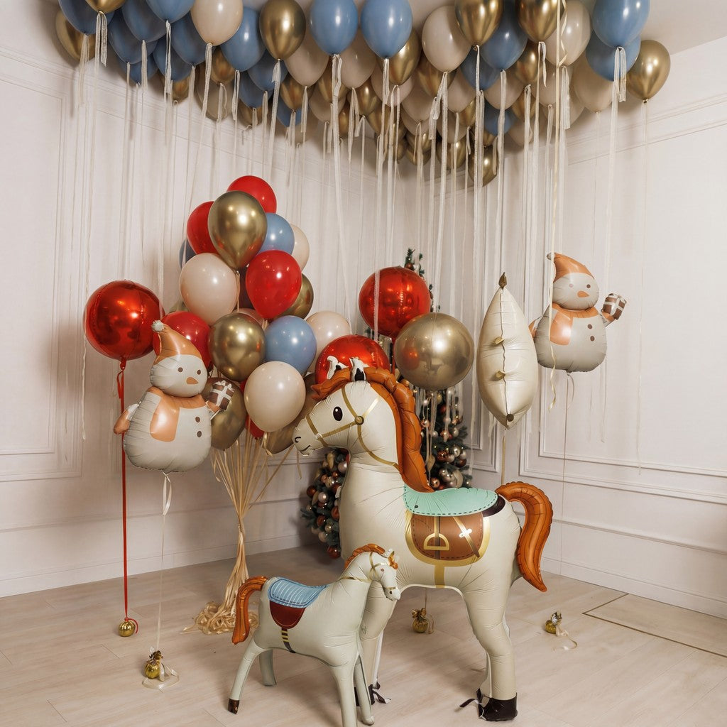 Winter Horses Wonderland