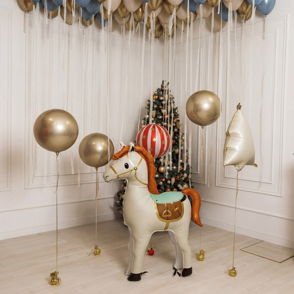 Winter Horses Wonderland