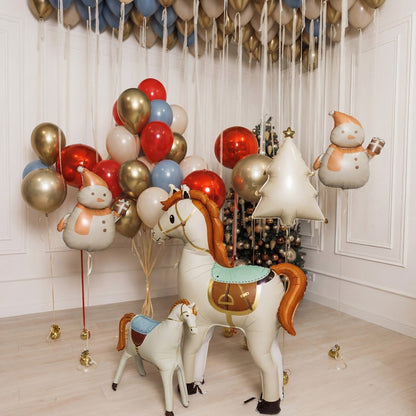 Winter Horses Wonderland