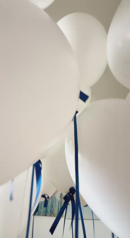 Helium Balloons with Bows